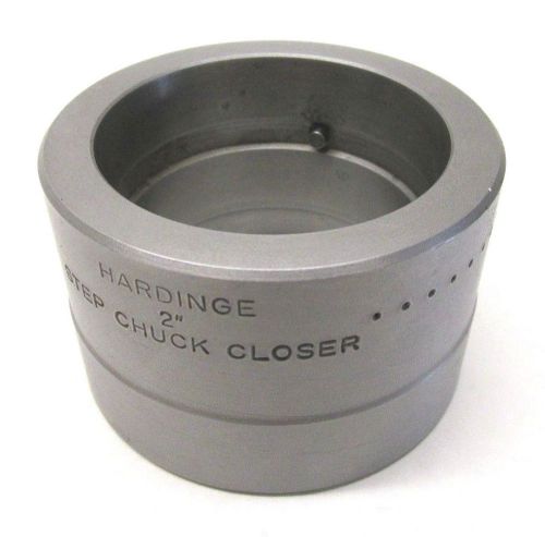 Clean! hardinge 2&#034; step chuck closer for taper lock spindles for sale