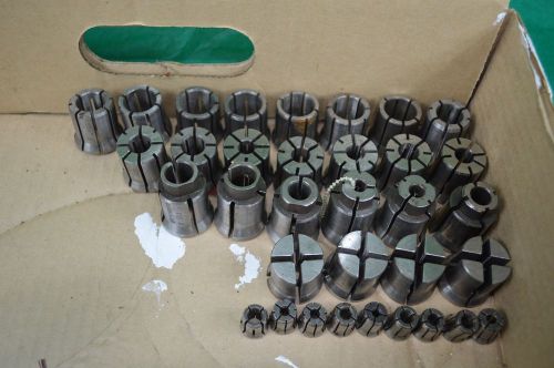 (Lot of 34) Kennametal Erickson F Series Tap Collets (See List for Details)