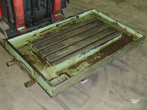 55.75&#034; x 31.25&#034; x 5.5&#034; Steel Welding 4 T-Slotted Table Cast iron Layout Plate