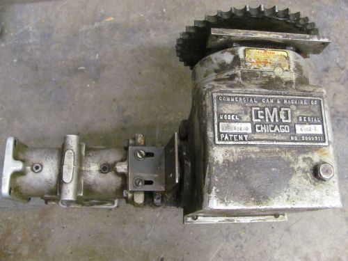 COMMERCIAL CAM &amp; MACHINE CO ROTARY INDEX TABLE B3H24-270 USED