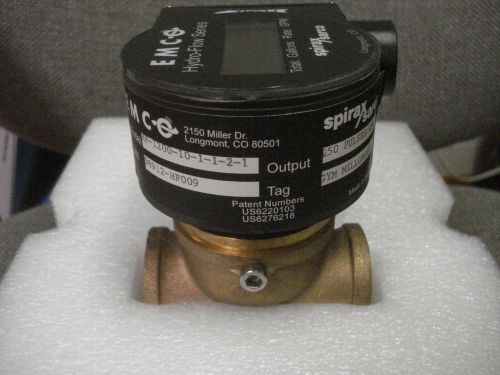 EMCO Inline Vortex Meter Model HF1200-10-1-1-2-1-S 1&#034; Inch Line Water Hydro-Flow