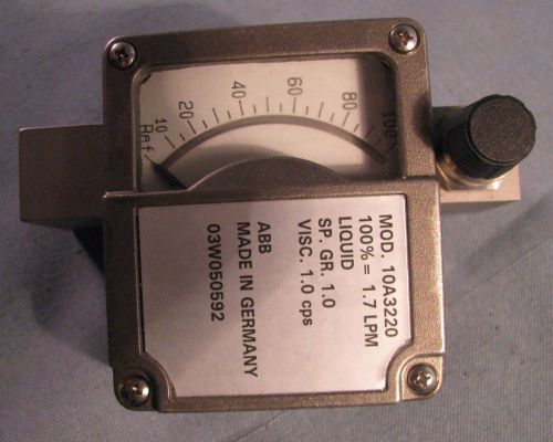 ABB ARMORED PURGEMETER 10A3220 03W050592 NEW-NO BOX FREE SHIPPING SEE PICTURES