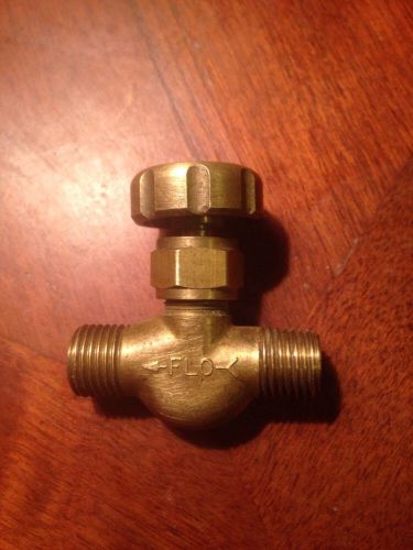 Non-corrosive brass gas flow valve 1/4&#034; npt for sale