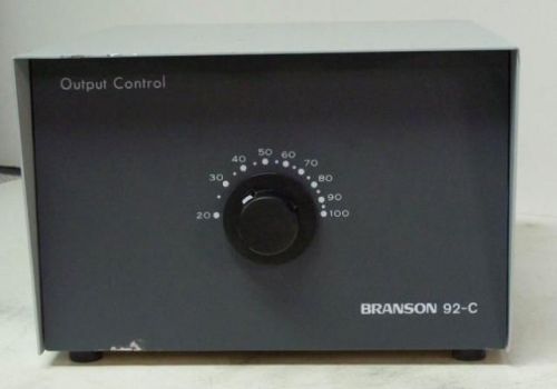 BRANSON 92-C OUTPUT CONTROL UNIT FOR MODEL 920 POWER SUPPLY