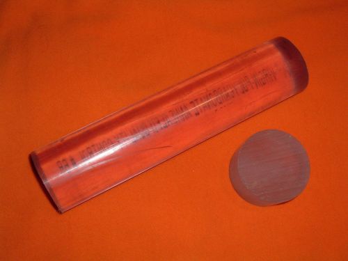 Polycarbonate Rod. 2.75 Diameter by 12” long. New Old Stock.