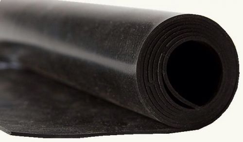Rubber Roll, Skirtboard, High Strength, SBR/Gum, Thickness 1/2&#034;, Width 12in
