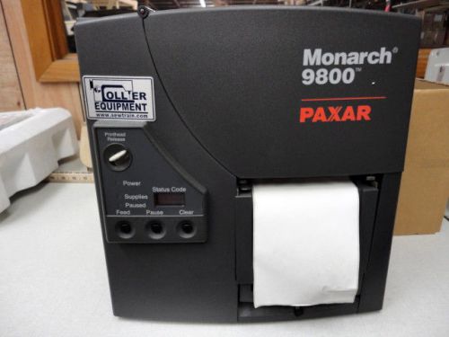 &#034;Paxar 9840&#034; Monarch  prints tags or lables,