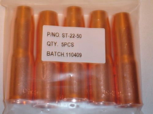 Mig welding nozzles - 22-50 for lincoln/tweco pkg/5 for sale