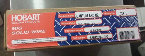 Hobart Quantum Arc D2 .35&#034; x 10lb. Spool of MIG Wire
