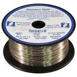 Mountain er308l-030-02 .030in stainless steel er308l welding wire 4in spool for sale