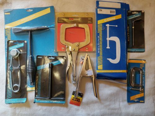 Welding accesories 8pc (clamps and others) for sale