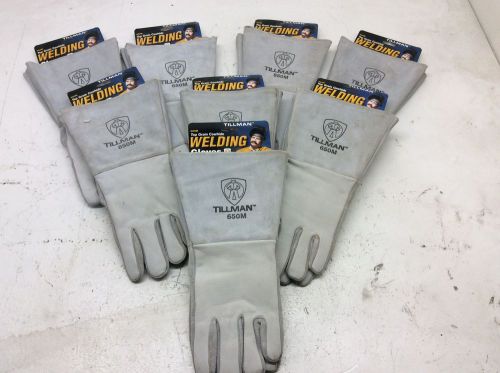 (1) lot of eight pairs of tillman 650m welding gloves for sale