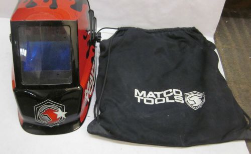 Matco Tools Auto Darkening Welding Helmet Model # PWH1050LENS-Used!!!