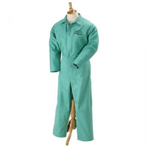 Revco F9-32CA/PT 9oz. Green FR Cotton Coveralls, Pass-Through Pockets, 2X-Large