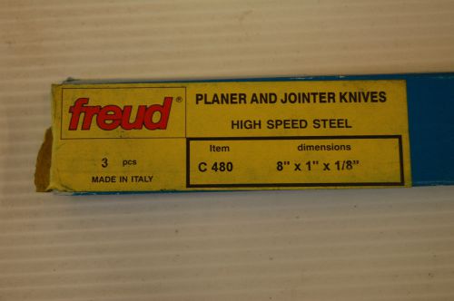Freud Planer and Jointer Knives  (C 480)  8&#034; x 1&#039;&#039; x 1/8&#034;