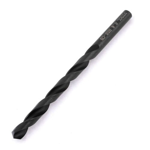 Hss-co 6.6mm diameter tip straight shank twist drilling bit for electric drill for sale