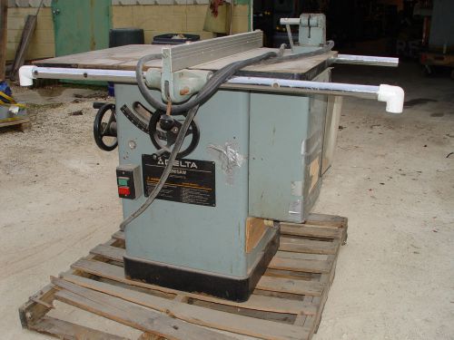 DELTA 10&#039;&#039; UNISAW TABLESAW W/ FENCE CAT#: 34-806
