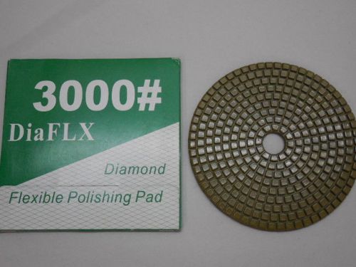 Diaflx diamond flexible polishing disc pad # 3000 grit 5&#034; velcro backed for sale