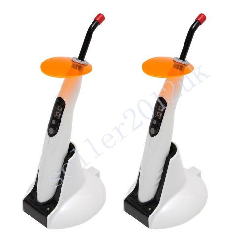2 X Dental Wireless Cordless Curing Light Cure Lamp LED-B Woodpecker Type