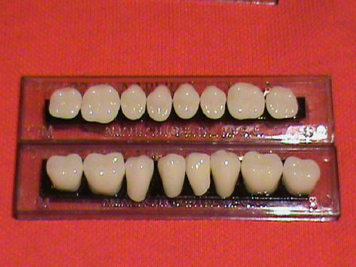 1 SET ACRYLIC POSTERIOR DENTURE/FALSE TEETH   SHADE  A2  SIZE 22