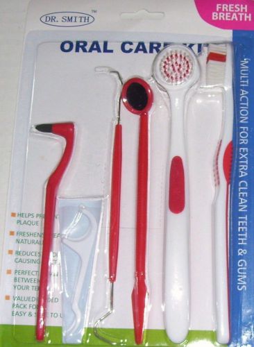 Dr. smith oral care kit: 6 pieces / value pack / multi action for extra clean... for sale