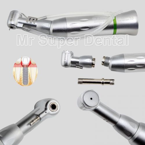 Free Ship 20:1 Reduction Dental Implant Push Contra Angle low speed handpiece