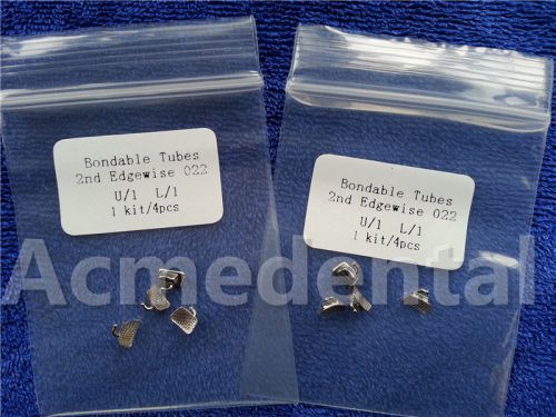 50 kits non-convertible bondable tubes 022 edgewise 2nd molar buccal tube for sale