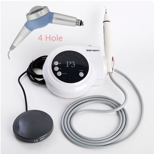 Ultrasonic Dental  Piezo Scaling Perio Endo Scaler fit DTE + Air Polisher 4 Hole
