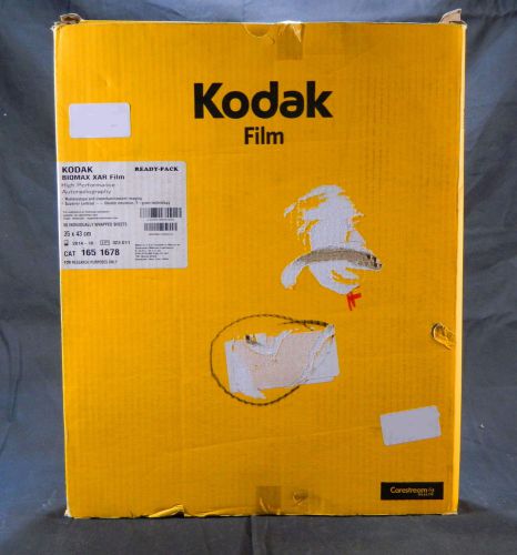 Kodak Biomax XAR 165 1678 High Performance Autoradiography Xray Film - 50 Pack