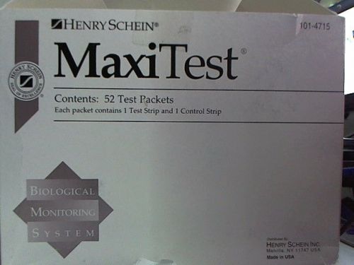 MaxiTest, Biological Monitoring Spore, Dental Medical Tattoo Autoclave, Exp 3/16
