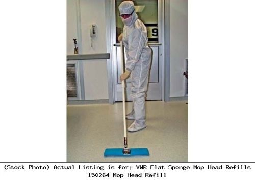 Vwr flat sponge mop head refills 150264 mop head refill lab cleaning supply for sale