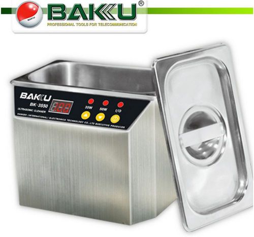 New Stainless Steel Ultrasonic cleaner BAKU BK-3550 for communications equipment