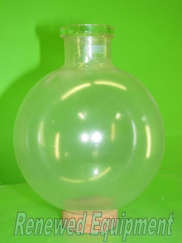 Buchi 10l plastic coated round bottom evaporating glass flask (cracked) #3 for sale