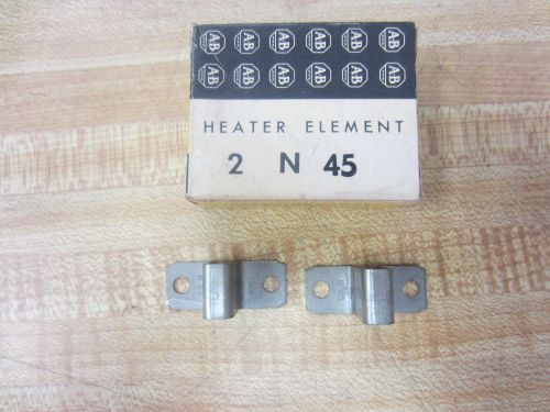 Allen bradley n 45 (pack of 2) heater element n45 for sale