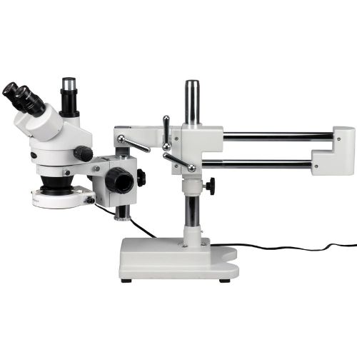 3.5X-90X Industrial Inspection Trinocular Zoom Stereo Microscope w/ 80 LED Light