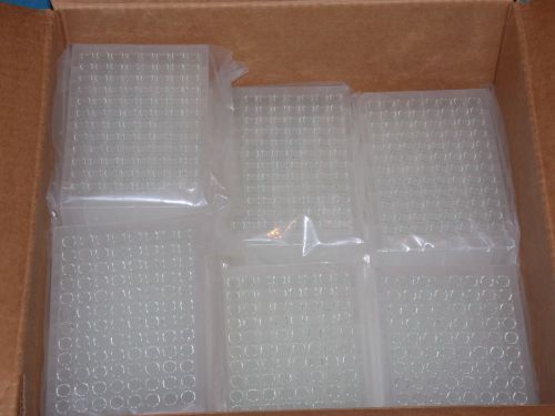 WATERS 96 WELL PLATES WITH 1ML GLASS INSERTS P/N 186000855 QTY 14 PLATES NEW