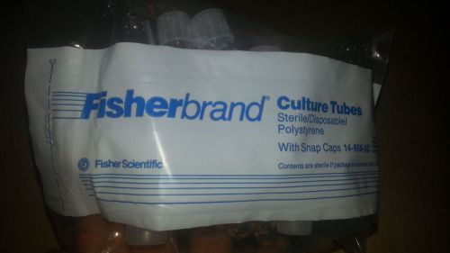 Fisherbrand polystyrene culture tubes 14-956-3C, sterile pack of 25