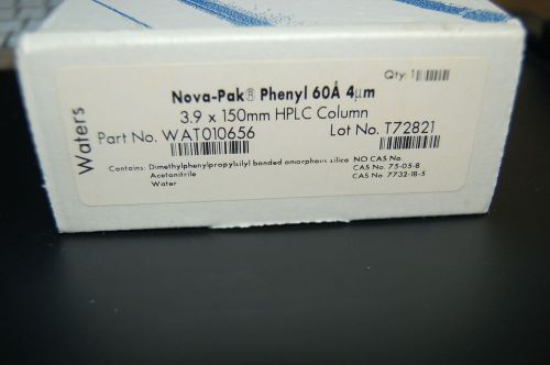 New HPLC column Waters NOVA-PAK PHENYL 60A, 4 um 3.9 x 150 mm  Part No. WAT01065