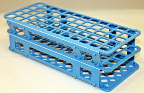 16 mm Plastic Test Tube Rack, 60 Holes, Blue, Free Shipping, New