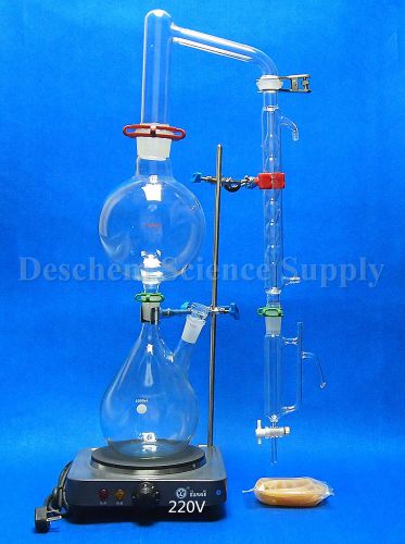 Essential oil steam distillation apparatus,distillation unit,w/allhin condenser for sale