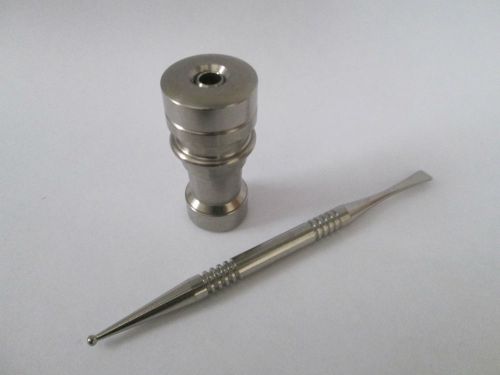 Universal domeless nail fits 14,18mm male &amp; female with titanium tool for sale