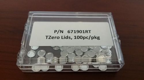 Brand new t zero aluminum sample pan lids; 100pc/set; for ta instruments for sale