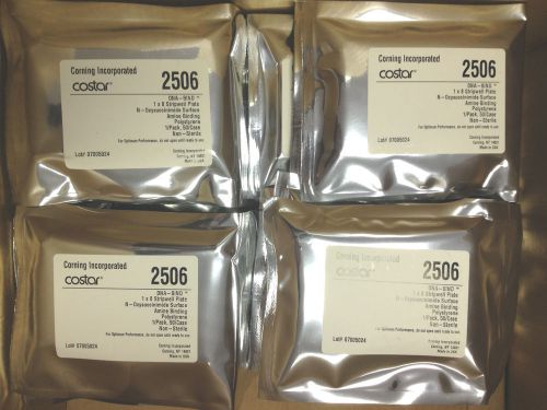 Lot of 35 Corning Costar 2506 DNA-Bind 1x8 Stripwell Plates (1 Per Pack)