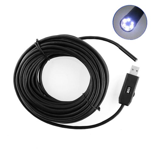 New portable 10m waterproof cable 6 led usb boroscope endoscope camera for sale