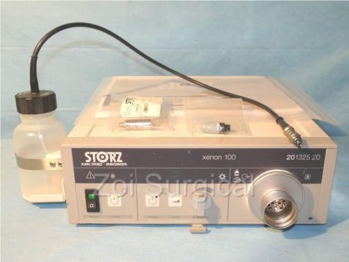 Storz xenon 100 endoscope light source with air &amp; accessories for sale