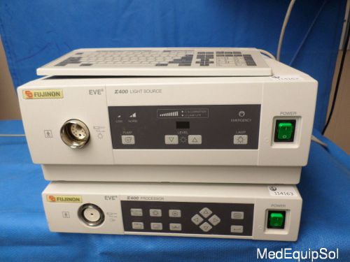 Fujinon eve 400 processor vp-402 &amp; eve 400 light source for sale