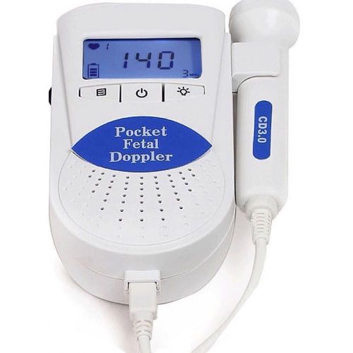 Sonoline B Fetal heart doppler, Backlight LCD 3mhz,Batteries, FDA