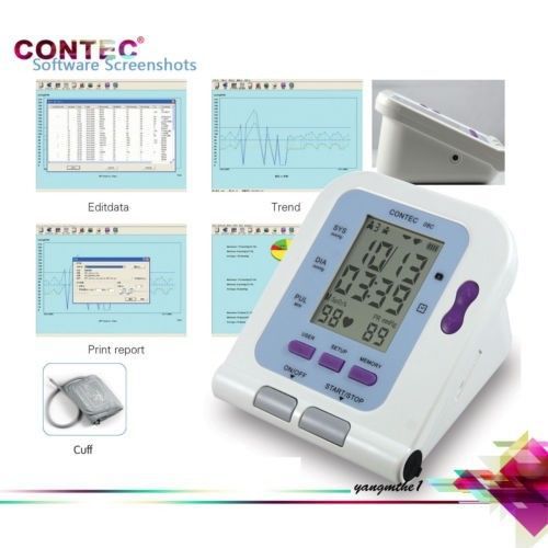 New arm bp digital blood pressure monitor nibp +adult spo2 probe for sale