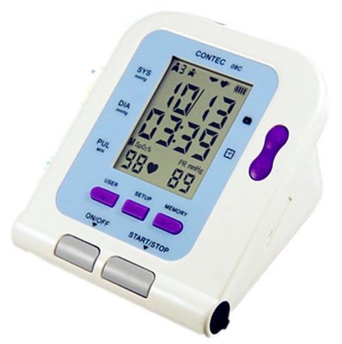 Digital blood pressure monitor + free sw contec08c free shipping for sale