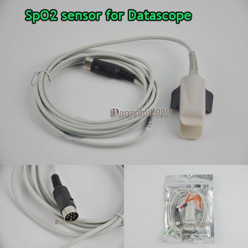 New Grey 3m 8 Pin Adult Finger Clip SpO2 sensor Probe for Datascope China stock